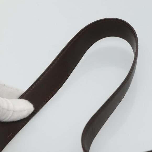 CELINE C Macadam Canvas Shoulder Bag Brown - Picture 11 of 15